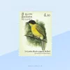 Sri Lanka Black-capped Bulbul (Pycnonotus melanicterus) Stamp