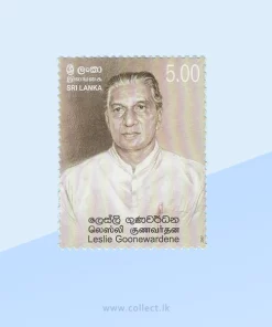 100th Birthday of Leslie Goonewardene Stamp Sri Lanka