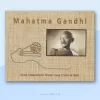 Mahatma Gandhi Special Commemorative Postage Stamp Printed on Khadi