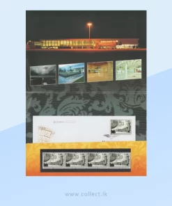 Sri Lanka Mattala Rajapaksa International Air Port Stamp Folder