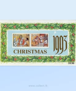 Christmas 1993 Souvenir sheet Sri Lanka