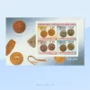 Indigenous Coinage of Sri Lanka Miniature sheet