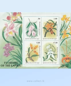 Flowers of Sri Lanka Miniature sheet