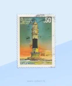 Little Basses Lighthouse Sri Lanka Stamp 1996