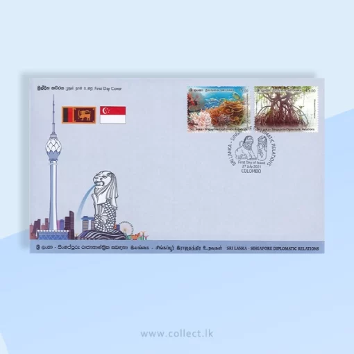 Sri Lanka - Singapore Diplomatic Relations (FDC) 2021