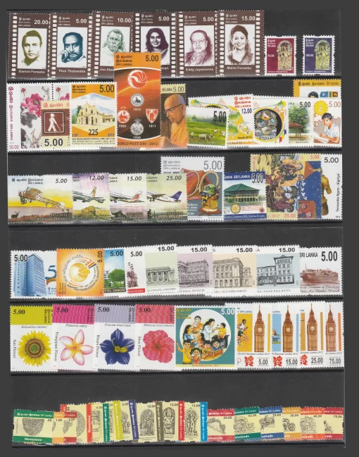 2012 Year Pack (63 Stamps) - Image 2